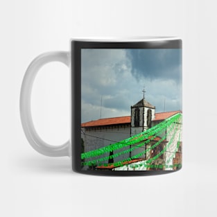 Eglise typique dans un village du Mexique Mug